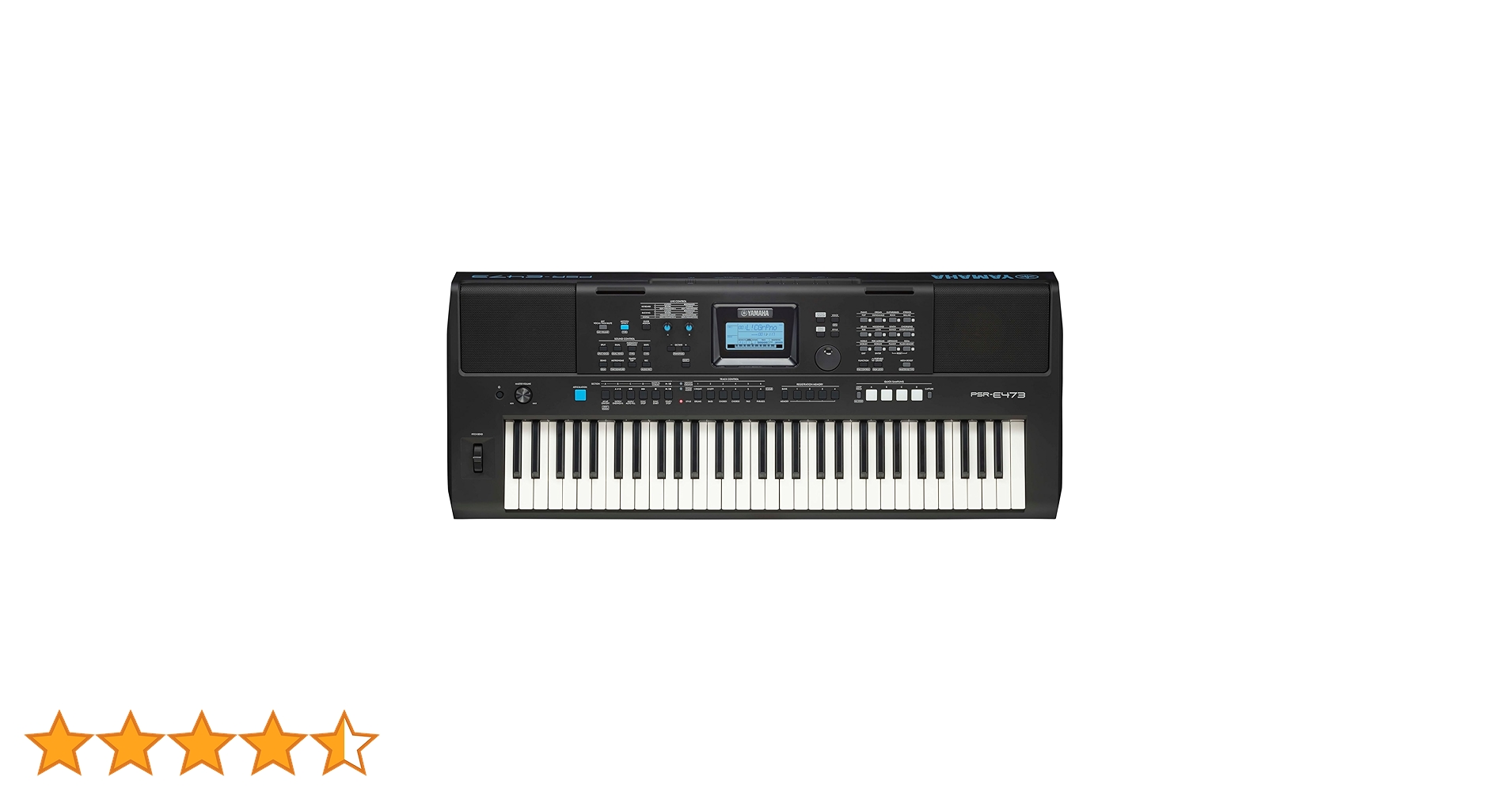 YAMAHA PSR-E473 61鍵 ブラック Yamaha PSR-E473 61-key Portable Arranger | Sweetwater
